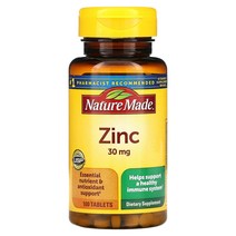 Nature Made 아연 30mg 100정, 1개