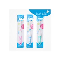 브러쉬베이비 퍼스트 브러쉬 유아칫솔, 그린, 1개