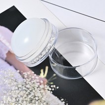 판형열교환기 열 판형 교환기 스크레이퍼와 라운드 실리콘 스탬퍼 투명 소프트 젤리 헤드 네일 아트 스탬프 플레이트 폴란드어 인쇄 전송 도구 매니큐어, 6