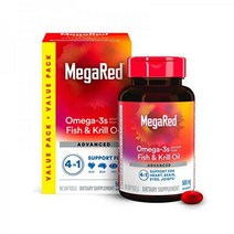쉬프 메가레드 오메가3 크릴오일 EPA DHA 80캡슐, 500mg 80ct