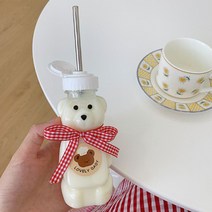 차이온 폴라베어 보틀 테디베어 곰돌이물병 250ml 500ml, 폴라베어 250ml+스티커+리본+빨대