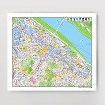 [지번]서울시 강서구 염창 지역 안내도 150cm x 132cm SE, 1.종이코팅