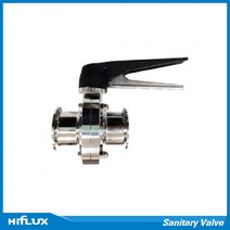하이플럭스 쎄니타리 버터플라이밸브 2패럴 Sanitary Butterfly Valve 2 Ferrule - SUS304, 1개