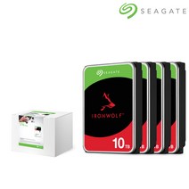 씨게이트 아이언울프 NAS HDD 4TB ST4000VN008 [4pack] 패키지, 10TB [4pack] 패키지