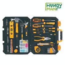 씨엔디 핸디맨 공구세트 138P 드라이버 수공구 소공구 가정용 수작업 공구용품 사무실 DIY, 공구 17종, 1세트