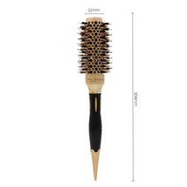 프리볼트고데기 뿌리볼륨 Curling Hair Professional Salon Styling Tools Round Hair Comb Hairdressing C, 02 TG06-32