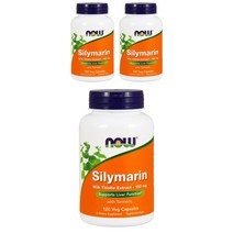 나우푸드 실리마린 밀크 시슬 추출물 터메릭 포함 150mg 베지 캡슐, 120개입, 3개