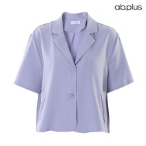 에이비플러스 ab.plus 카라 투버튼 반팔 자켓 (LSW2MJ81A)