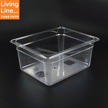 Kitchen 1/2 PC 음식 보관용기 밧드 업소용 냉장고 정리함 밧트 식당 바트, ♡PC밧드 8인치 1/2♡, [ 노치뚜껑포함 1개 ]