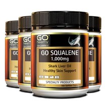 고헬시 스쿠알렌 1000mg 베지터블 180캡슐 4팩 Go Healthy Squalene, 4개