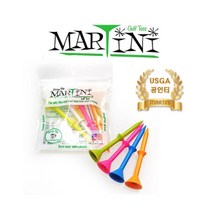 마티니티 골프티 티꽂이 미국수입정품 4개 1세트, 5.혼합형(색상랜덤)