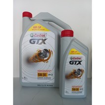 캐스트롤 GTX SP C3 5W30 6L 1개 + 1L 1개 디젤 엔진오일, 2개