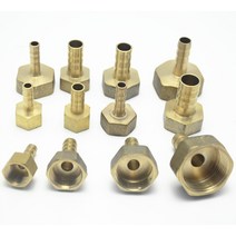 10pcs 정유량밸브 호환 황동 호스 피팅 6mm 8mm 10mm 바브 테일 1/8 "1/4" 1/2 BSP 암나사 구리, 02 6mm Barb_03 3/8