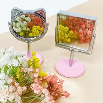 사각or고양이 스탠드 거울과 보석십자수 1인세트