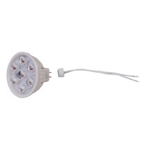 진성전자 하이큐 LED MR16 7구 1.4W 220V 6color KS인증 할로겐대체용 색전구, 1개, 6400K(주광색-하얀빛)