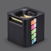 메모큐브 라이트그레이 공부 인덱스 메모지 BLACK, 1개