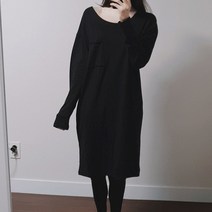 나날샵 여.유)롱원피스 U넥원피스 빅사이즈 임산부 원피스 가을원피스 여성의류 가을여행 캐주얼원피스.홈드레스 롱원피스