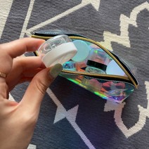 여행용 화이트캡 투명 화장품 크림 소분통 공병 10g