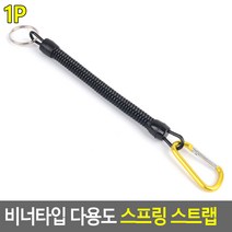 비너타입 다용도 스프링 스트랩 비너고리스프링 열쇠고리 키홀더 열쇠걸이 심플열쇠고리 스프링스트랩, 상세페이지 참조, 상세페이지 참조