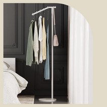 코끼리 행거 스탠드 단방향 옷걸이 ㄱ자 옷가게x563wX, 양방향화이트, 화이트