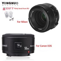 RU YONGNUO-YN50mm f1.8 자동 초점 렌즈 캐논 EOS 60D 70D 5D2 5D3 600d 니콘 DSLR 카메라 렌즈 YN EF 50mm f/1.8 AF 렌즈, CHINA_Nikon