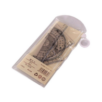 투명 각도기 삼각자 4종 세트, 10세트, clear