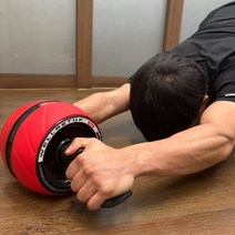 크로잉 AB슬라이드 레드블랙 ab 롤아웃 휠 롤러 남자 여자 복근 뱃살빼는 코어 운동기구