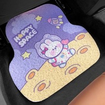 고고네 (생활) 자동차 바닥 매트 해외 구매 대행, 1, 루나 바니 리어 플로어 매트(단품)