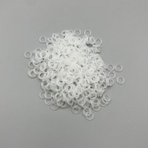 VMQ 화이트 실리콘 링 가스켓 식품 등급 방수 와셔 고무 O링 CS 1mm OD 3 ~ 40mm 10 개 50 개251542, OD 40mm, WHITE, 1mm x 50pcs