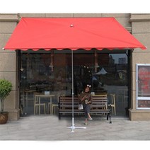 사각 파라솔 하프 직사각 우산 초대형 그늘막, I 우산형 4X3m, 그린