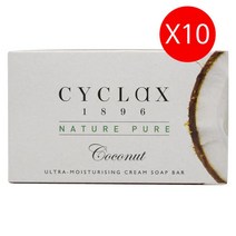 Cyclax Coconut Soap 싸이클렉스 네이처 퓨어 코코넛 솝 비누 90g 10팩