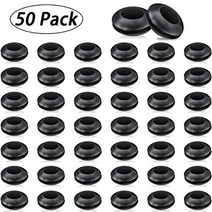 50 Packs Airlock Grommet Fermenter Lid Grommet Silicone Grommets for Mason Jars Straws Airlock, 1