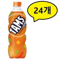 탐스 제로 오렌지향 600ml*24개, 1개, 600ml