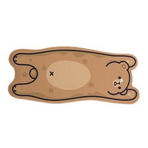 곰돌이 마우스 패드 컴퓨터 데스크톱 ins 소녀 일본계 여자 캐릭터 작업장 기숙사 책상 패드 쿠션, 작은 불곰