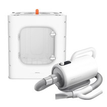 접이식 펫 드라이룸 강아지 드라이기 고양이 털 건조기 애견, 3. 펫 드라이룸 +미니 에어탱크 GNTG (로켓직구)