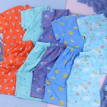 오브 S/S 22 남아동/주니어 샤베트 쟈가드 냉감 반팔상하 마약잠옷 여름잠옷 아동잠옷 쿨아동실내복