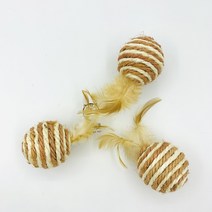 허차허차 사이잘 깃털볼B 3개/1세트