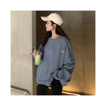 와이케이하우스 2021 봄과 가을 새로운 느슨한 한국어 긴팔 크림 컬러 스웨터 여성 패션 재킷 소금 블라우스 유행 인_68188