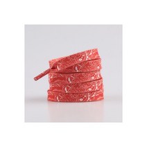 고 큰 캐슈 꽃 신발끈 남여공용 레드 블랙 블루 diy 스포츠 캐쥬얼 농구화 끈, Abstract Red_140cm