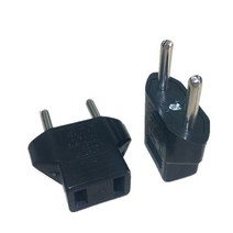 일본여행변압기 110볼트변압기 호주돼지코 여행용 충전기 어댑터 컨버터 범용 전원 소켓 플러그 UK US AU, 05 EU Flat shape Plug_01 기타