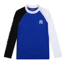 MLB 성인 공용 래글런 양소매 배색 래쉬가드 31SWC2931-50U