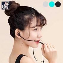 렉스 샤오미 피스톤 핸드폰 유선 이어폰 이어셋 게이밍 노이즈캔슬링 가성비, 핑크색., l