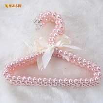 진주옷걸이 인테리어 공주 자취 인테리어, 두 개개, 핑크 30cm 키즈