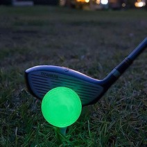 올크레이션 야간 라운딩 야광 골프공 3p