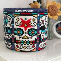 콜롬비아 모칠라백 토트백 와유백 코튼 보헤미안 케이티 버킷백 소형 휘뚜루마뚜루