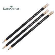 파버카스텔 블랙파버 지우개연필 1타스 (1112), 수량/심경도:1타(12자루)/B - 진한심, 단품