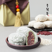 소적두 쑥 찹쌀떡 80gX24개입 국산팥앙금 국산찹쌀, 80g x 24개입, 아이스팩