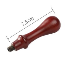 스크랩북 재료용 왁스 씰 스탬프 구리 청첩장 선물 포장 3D 레트로 교체 20mm, 한개옵션1, 25 Wood handle