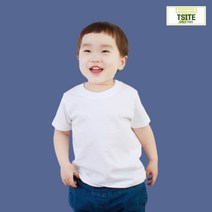 아동흰티 면티 20 30수 기본 라운드 가족티 키즈 주니어 여아 남아 속옷 이너웨어 단체