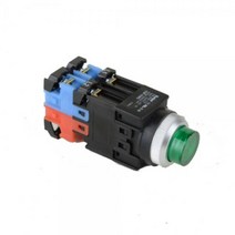 VSB946799건흥전기 1A1B 조광 LED 램프 푸쉬락 스위치 230V AC 25mm KBL25AT-L3A11, 레드 [KBL25AT-L3AR11]